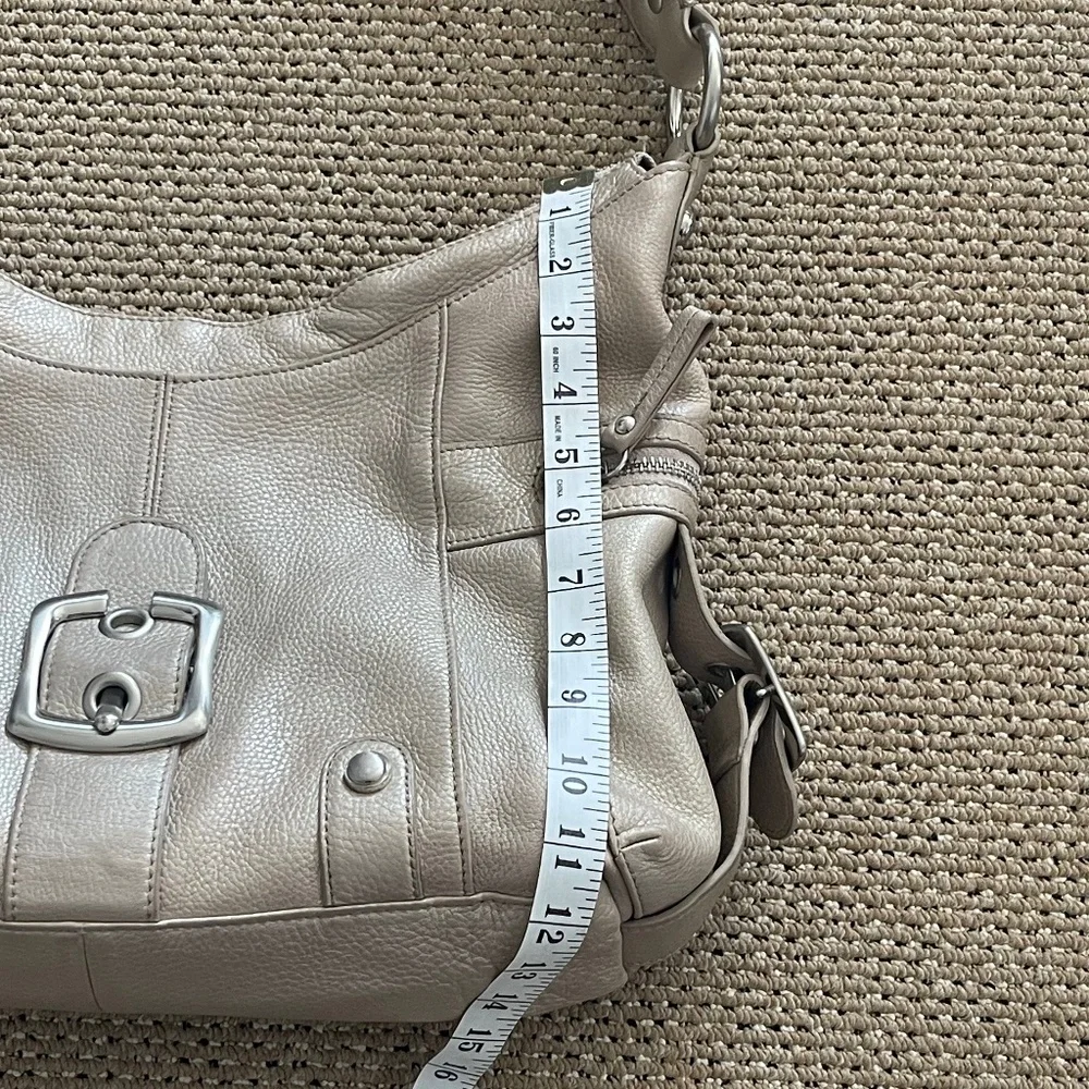 B. Makowsky Leather Handbag - Picture 4 of 12